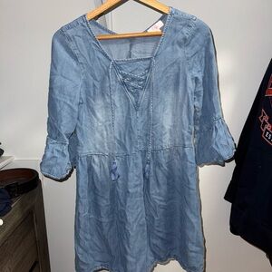 GB Girls Light Blue Denim Top